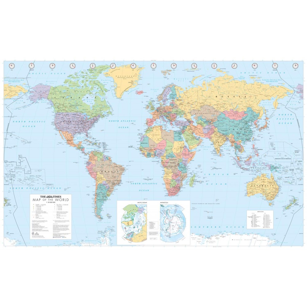 Times Map of the World